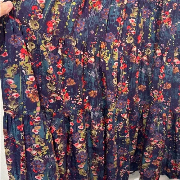 Natural Life Floral Halter Maxi Dress size Large - Picture 6 of 7